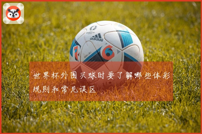 世界杯外围买球时要了解哪些体彩规则和常见误区