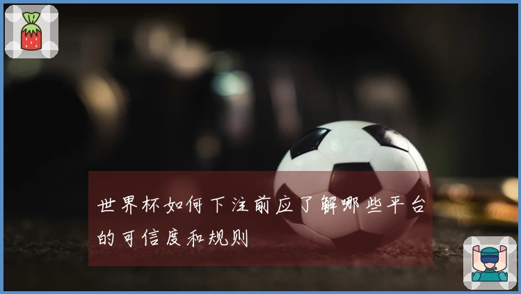 世界杯如何下注前应了解哪些平台的可信度和规则