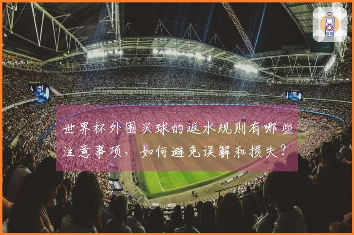 世界杯外围买球的返水规则有哪些注意事项，如何避免误解和损失？